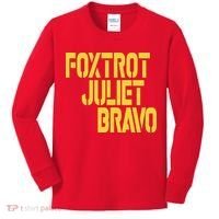 Foxtrot Juliet Bravo Kids Long Sleeve Shirt thumb 0