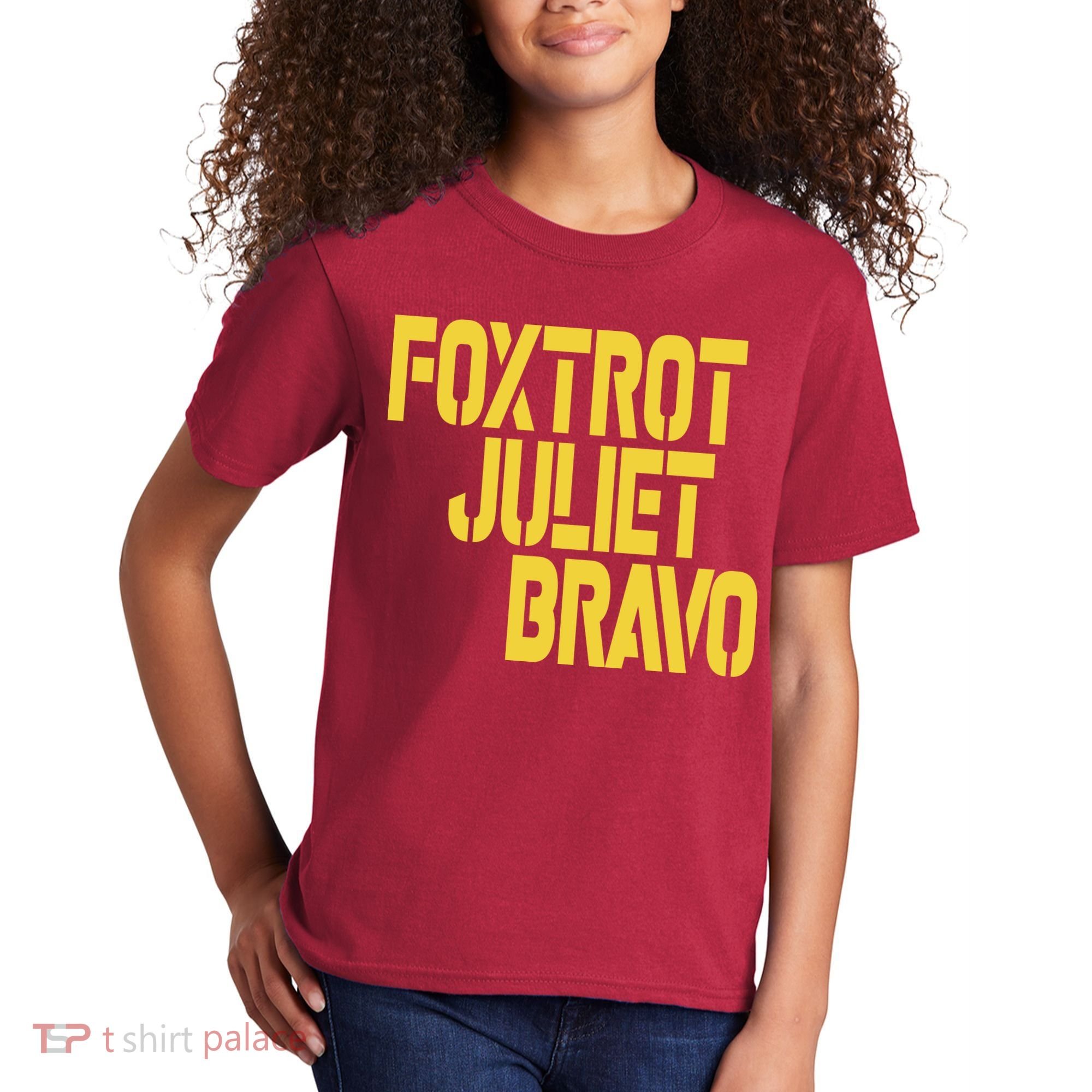 Foxtrot Juliet Bravo Kids T-Shirt