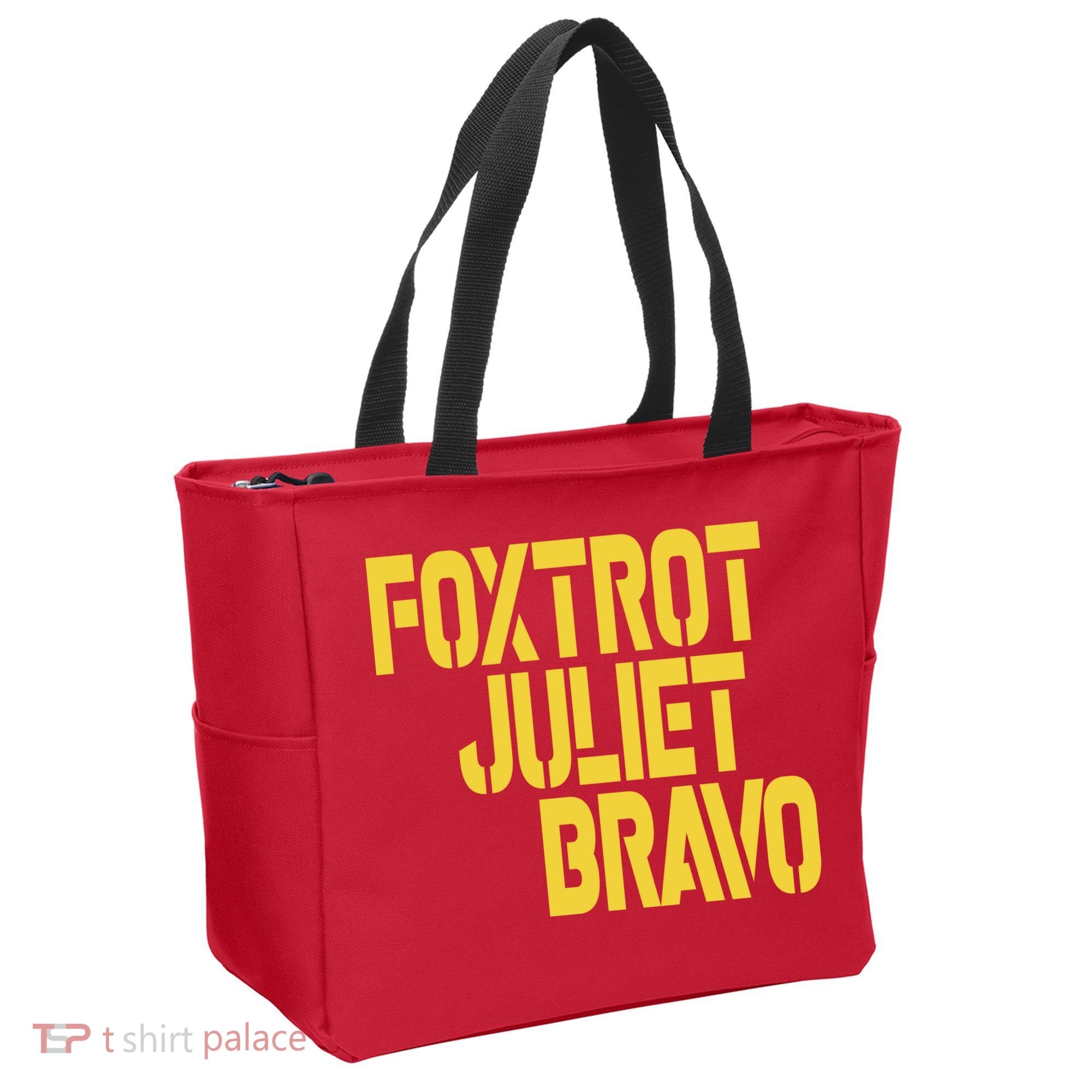 Foxtrot Juliet Bravo Tote Bag