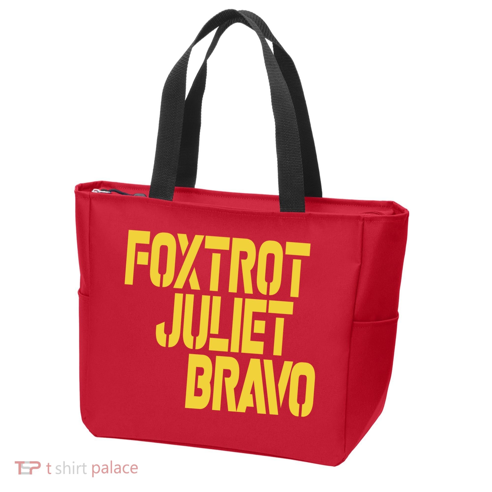 Foxtrot Juliet Bravo Tote Bag