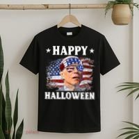 Funny Joe Biden Happy Halloween Confused 4th Of July T-Shirt thumb 2