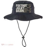 Foxtrot Juliet Bravo Camo Military Flag Bucket Hat thumb 0