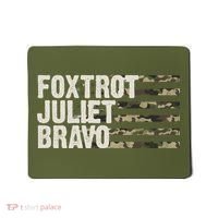 Foxtrot Juliet Bravo Camo Military Flag Mousepad thumb 0