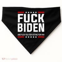 Fuck Joe Biden USA-Made Doggie Bandana thumb 0