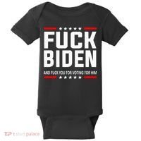 Fuck Joe Biden Baby Bodysuit thumb 0
