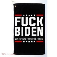 Fuck Joe Biden Golf Towel thumb 0