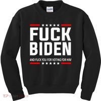 Fuck Joe Biden Kids Sweatshirt thumb 0