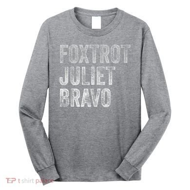 Foxtrot Juliet Bravo, FJB Design Long Sleeve Shirt