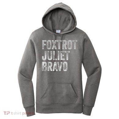 Foxtrot Juliet Bravo, FJB Design Women's Hoodie