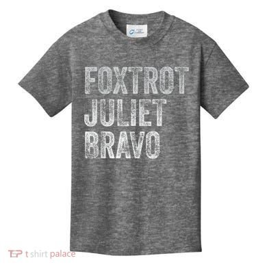 Foxtrot Juliet Bravo, FJB Design Kids T-Shirt