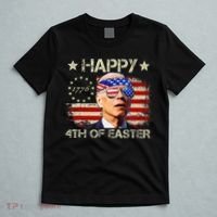 Funny Joe Biden 4th Of July Happy 4th Of Easter Us Flag T-Shirt thumb 5