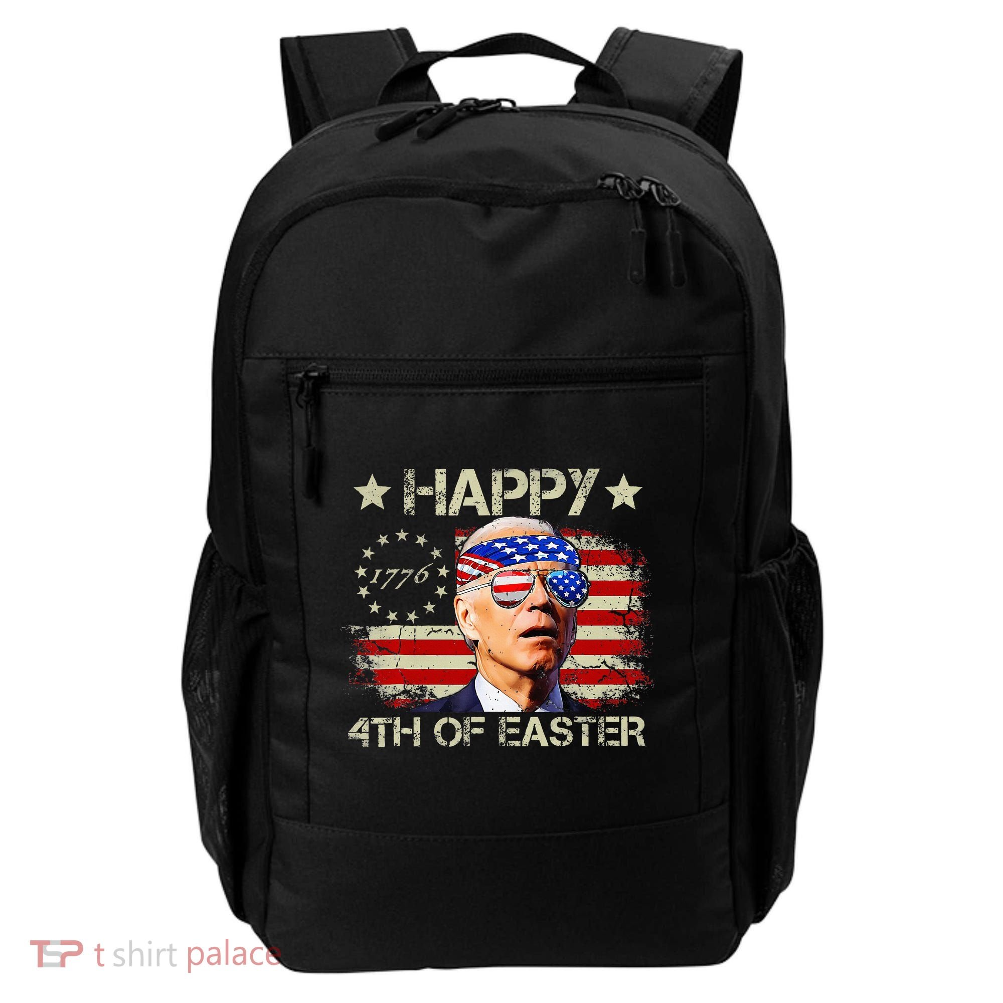 Funny Joe Biden 4th Of July Happy 4th Of Easter Us Flag Backpack