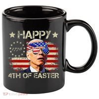 Funny Joe Biden 4th Of July Happy 4th Of Easter Us Flag 11oz C Handle Ceramic Mug thumb 0