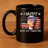 Funny Joe Biden 4th Of July Happy 4th Of Easter Us Flag 11oz C Handle Ceramic Mug thumb 4