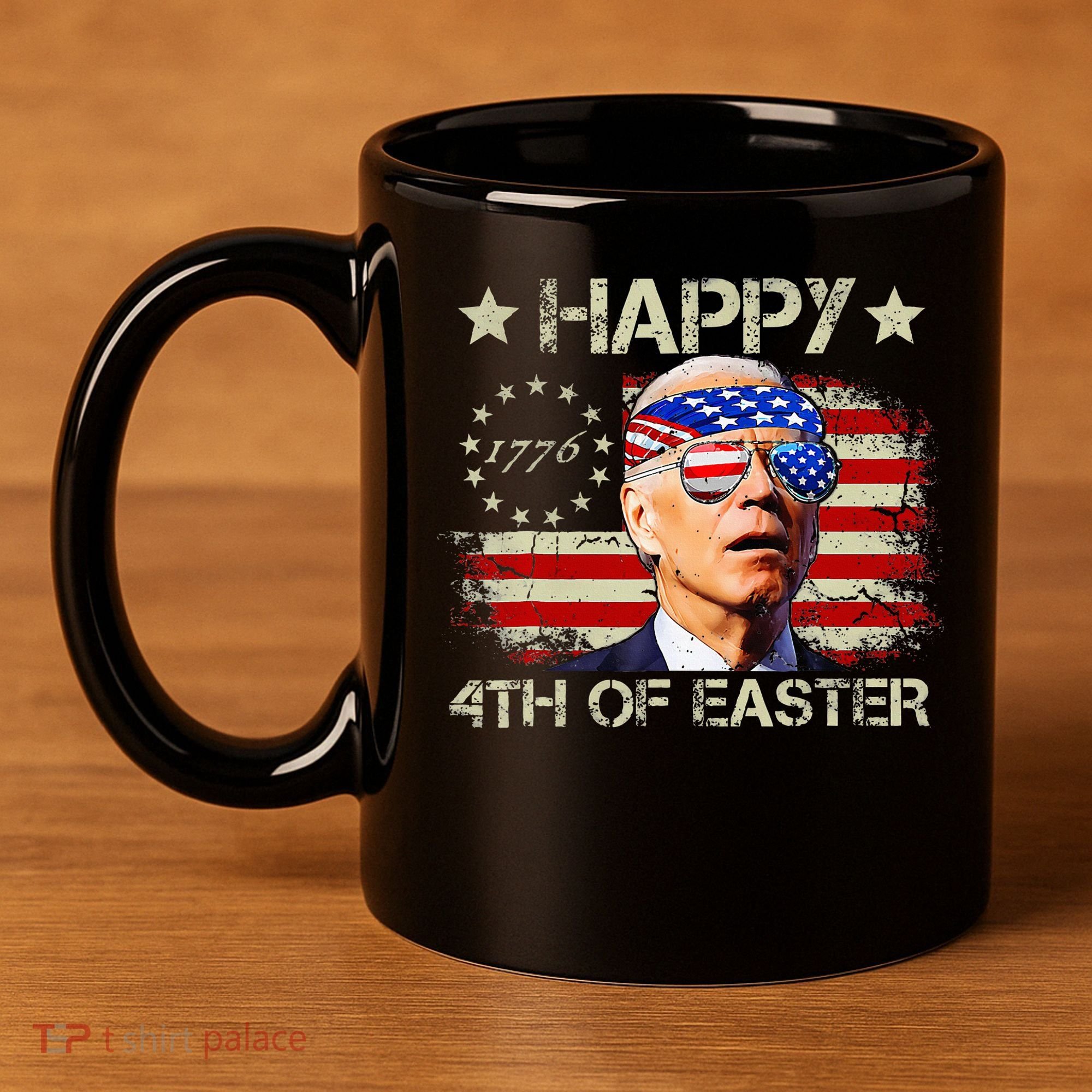 Funny Joe Biden 4th Of July Happy 4th Of Easter Us Flag 11oz C Handle Ceramic Mug