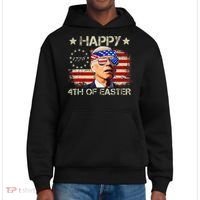 Funny Joe Biden 4th Of July Happy 4th Of Easter Us Flag District V.I.T. Heavyweight Hoodie thumb 0
