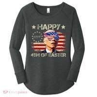 Funny Joe Biden 4th Of July Happy 4th Of Easter Us Flag Women's Perfect Tri Tunic Long Sleeve Shirt thumb 0