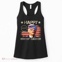 Funny Joe Biden 4th Of July Happy 4th Of Easter Us Flag Women's Tank Top thumb 0