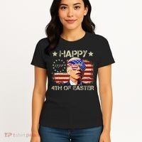 Funny Joe Biden 4th Of July Happy 4th Of Easter Us Flag Women's T-Shirt thumb 4