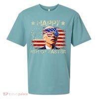 Funny Joe Biden 4th Of July Happy 4th Of Easter Us Flag Sueded Cloud Jersey T-Shirt thumb 0