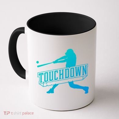 Funny Joke Baseball Touchdown Joke Gift Design Gift Coffee Mug