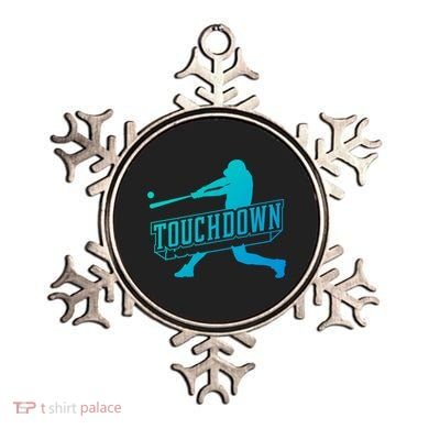 Funny Joke Baseball Touchdown Joke Gift Design Gift Ornament