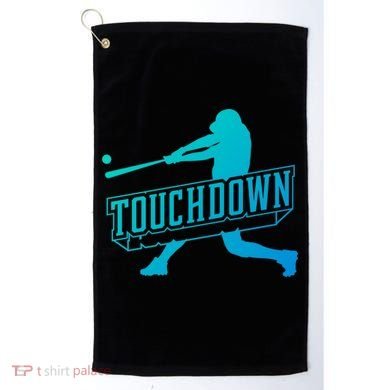Funny Joke Baseball Touchdown Joke Gift Design Gift Golf Towel