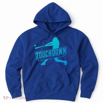 Funny Joke Baseball Touchdown Joke Gift Design Gift Hoodie