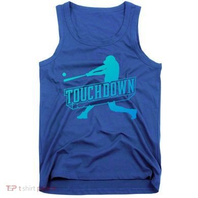 Funny Joke Baseball Touchdown Joke Gift Design Gift Tank Top