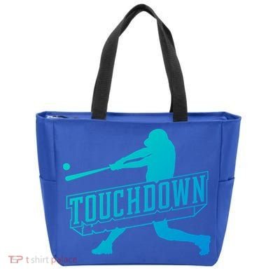 Funny Joke Baseball Touchdown Joke Gift Design Gift Tote Bag
