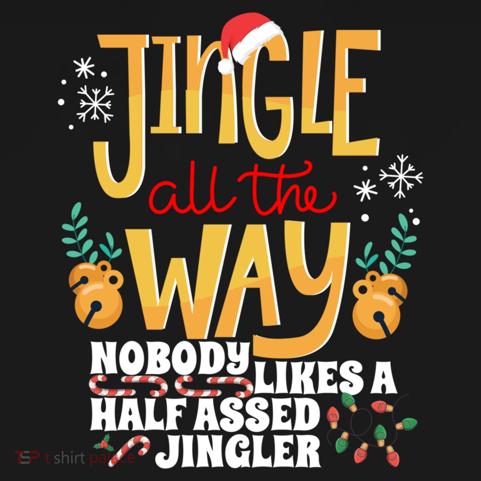 Funny Jingle Bells Half Assed Jingler Xmas Gag Gift Ornament