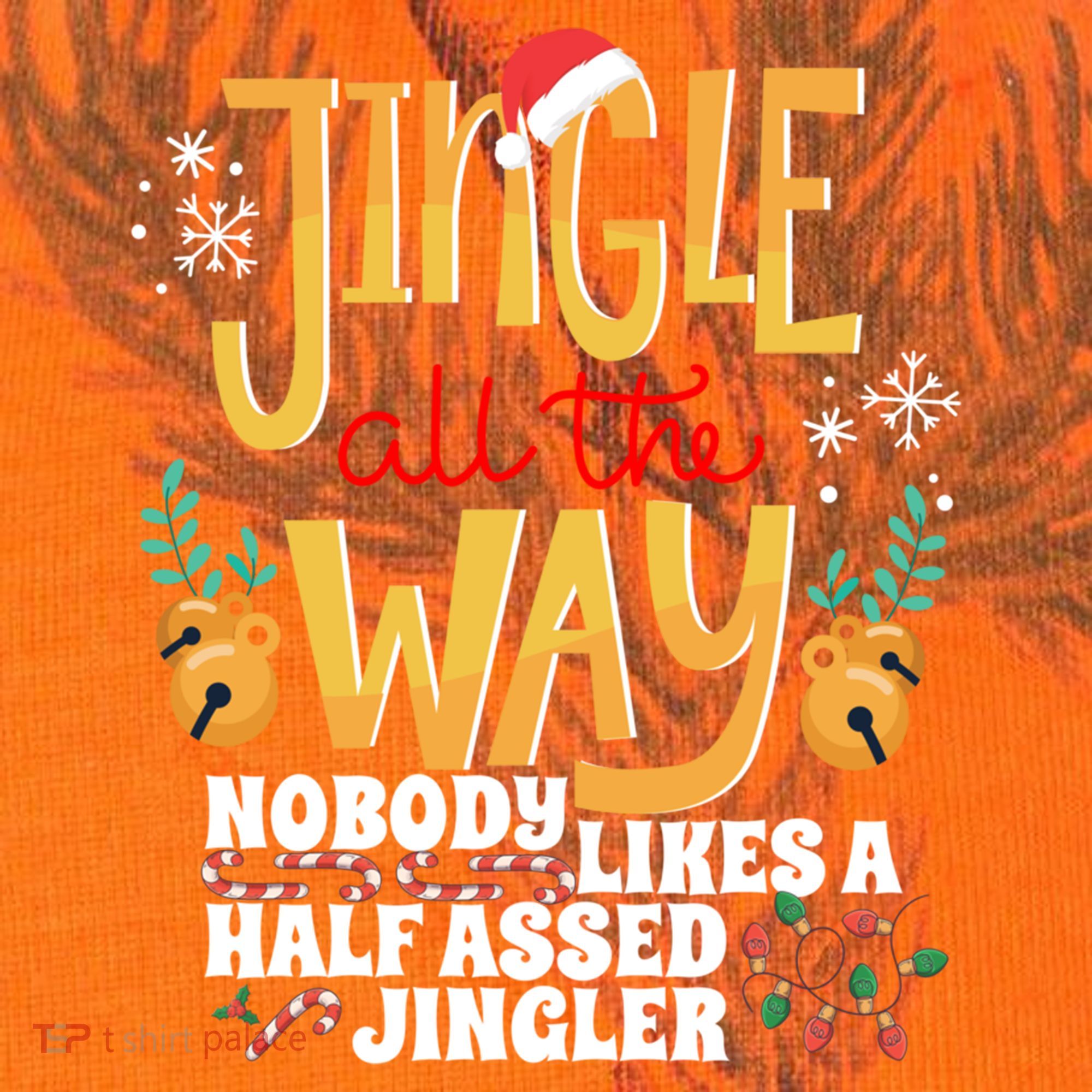 Funny Jingle Bells Half Assed Jingler Xmas Gag Gift Kati Licensed 12" Camo Cuffed Beanie
