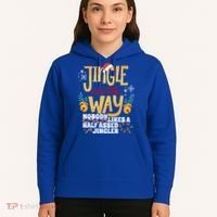 Funny Jingle Bells Half Assed Jingler Xmas Gag Gift Hoodie thumb 5