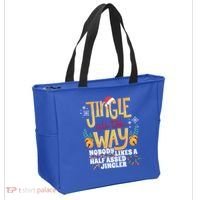 Funny Jingle Bells Half Assed Jingler Xmas Gag Gift Tote Bag thumb 2