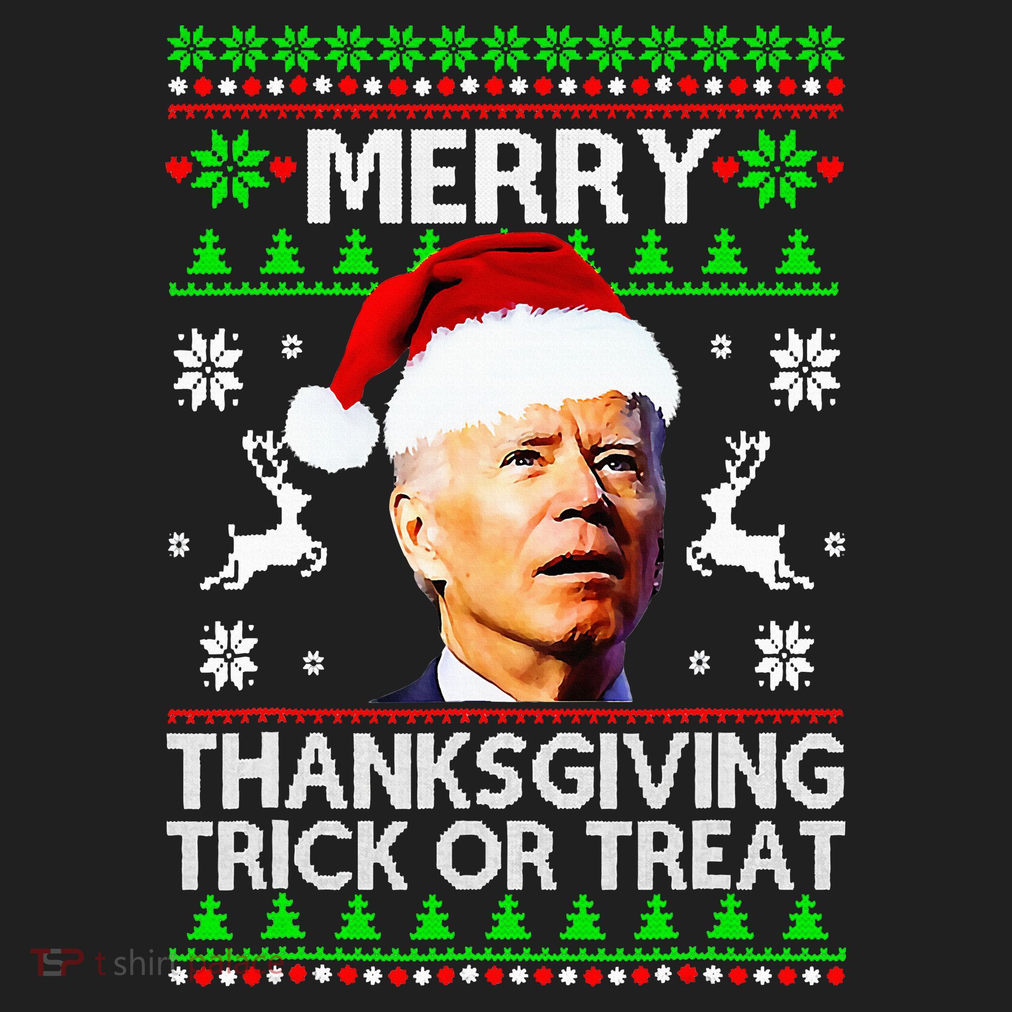 Funny Joe Biden Merry Thanksgiving Trick Or Treat Tumbler