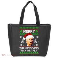 Funny Joe Biden Merry Thanksgiving Trick Or Treat Tote Bag thumb 0