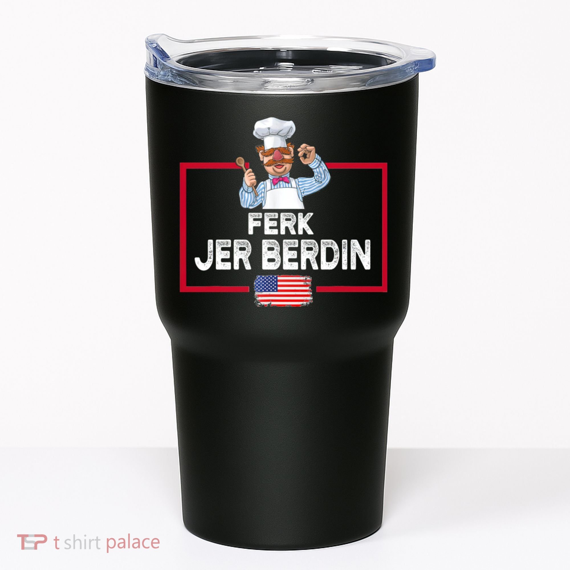 Ferk Jer Berdin Usa American Flag Tumbler