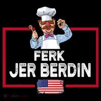 Ferk Jer Berdin Usa American Flag Ornament thumb 1