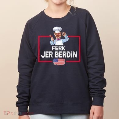 Ferk Jer Berdin Usa American Flag Women's Sweatshirt
