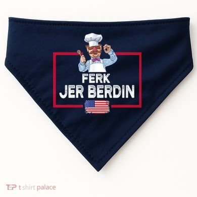Ferk Jer Berdin Usa American Flag USA-Made Doggie Bandana