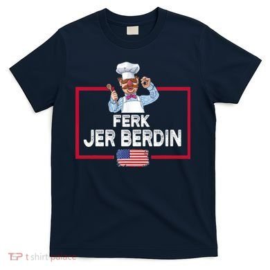 Ferk Jer Berdin Usa American Flag T-Shirt