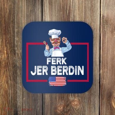 Ferk Jer Berdin Usa American Flag Coaster