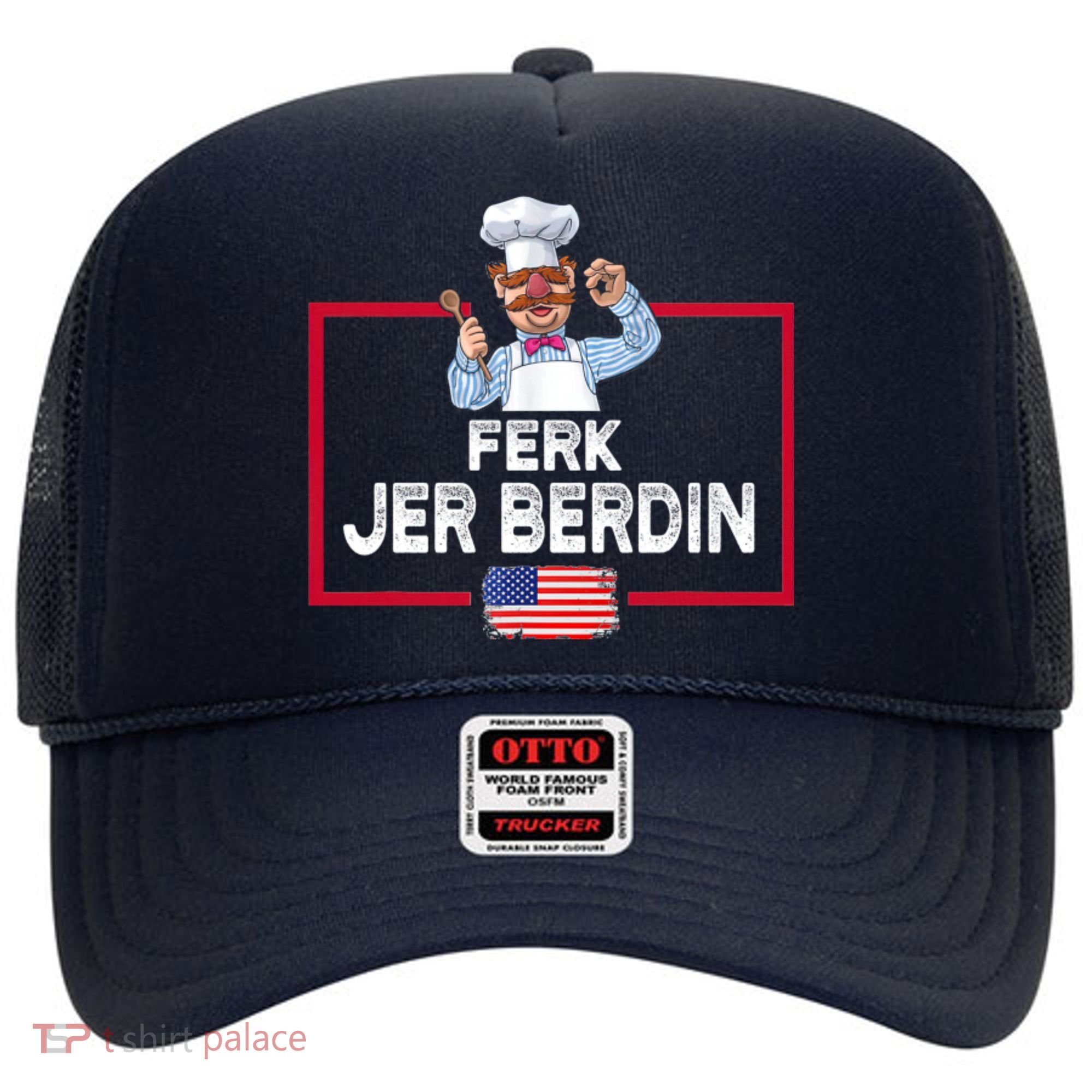 Ferk Jer Berdin Usa American Flag Hat