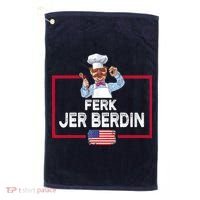 Ferk Jer Berdin Usa American Flag Golf Towel thumb 0