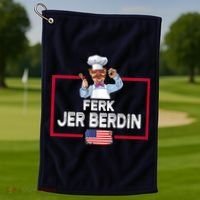 Ferk Jer Berdin Usa American Flag Golf Towel thumb 1