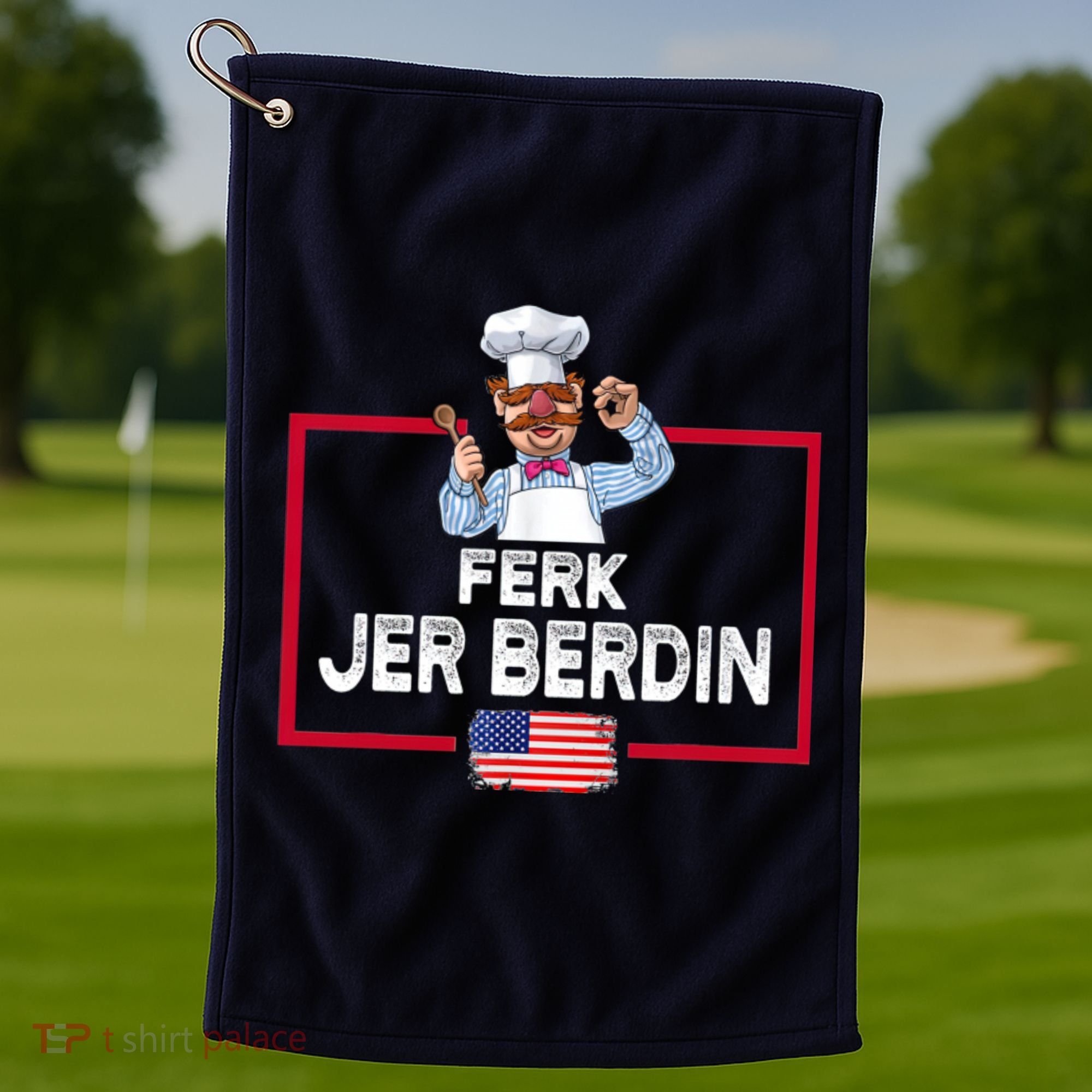 Ferk Jer Berdin Usa American Flag Golf Towel