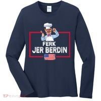 Ferk Jer Berdin Usa American Flag Women's Long Sleeve Shirt thumb 0