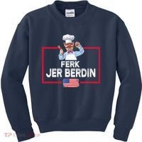 Ferk Jer Berdin Usa American Flag Kids Sweatshirt thumb 0