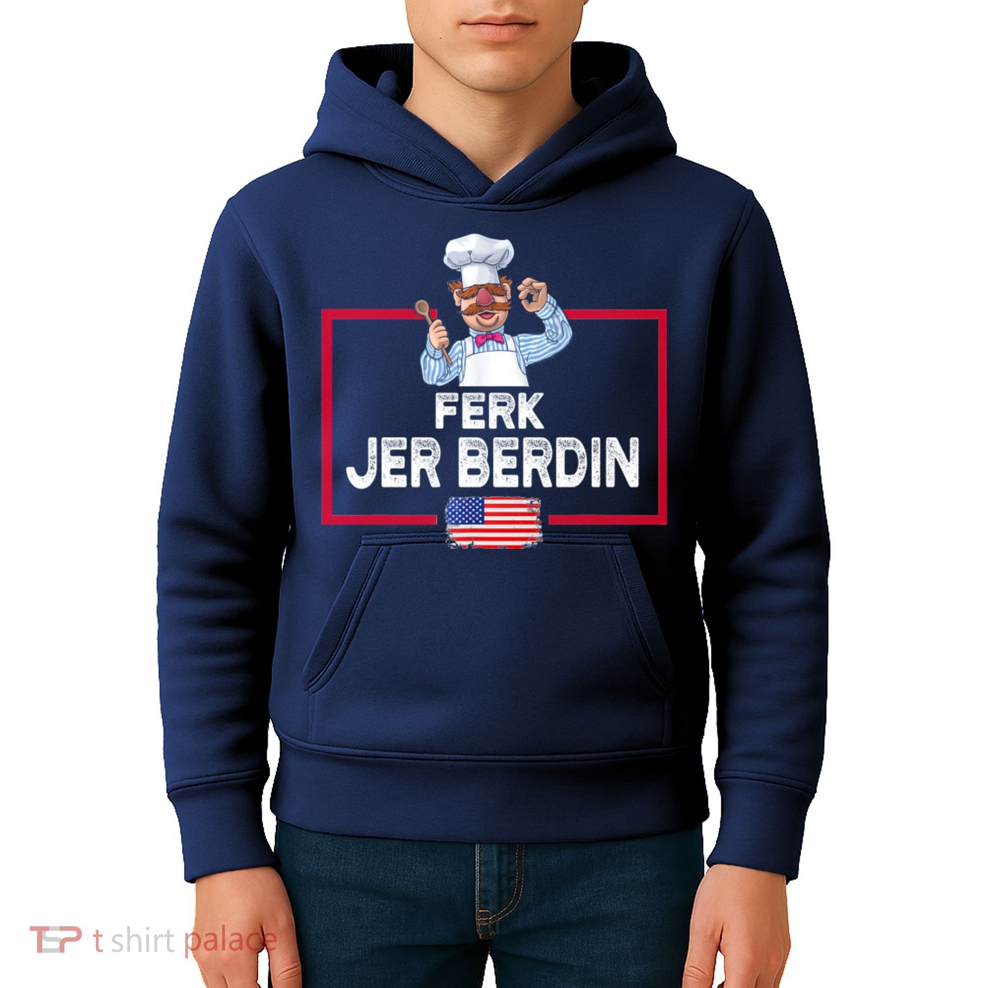 Ferk Jer Berdin Usa American Flag Kids Hoodie