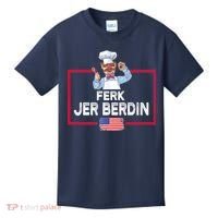 Ferk Jer Berdin Usa American Flag Kids T-Shirt thumb 0